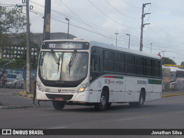 Borborema Imperial Transportes 881 na cidade de Olinda, Pernambuco, Brasil, por Jonathan Silva. ID da foto: 11974466.