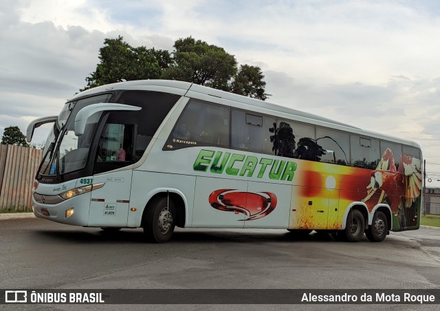Eucatur - Empresa União Cascavel de Transportes e Turismo 4937 na cidade de Brasília, Distrito Federal, Brasil, por Alessandro da Mota Roque. ID da foto: 11974854.