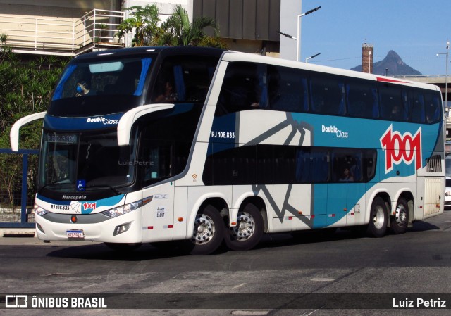 Auto Viação 1001 RJ 108.835 na cidade de Rio de Janeiro, Rio de Janeiro, Brasil, por Luiz Petriz. ID da foto: 11974615.