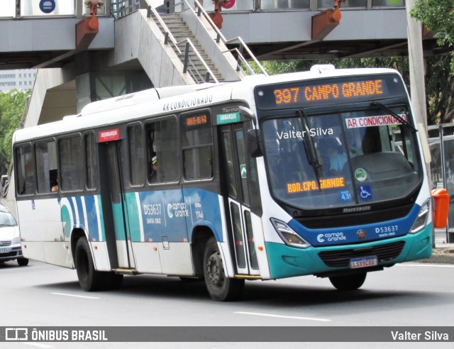Transportes Campo Grande D53637 na cidade de Rio de Janeiro, Rio de Janeiro, Brasil, por Valter Silva. ID da foto: 11974620.