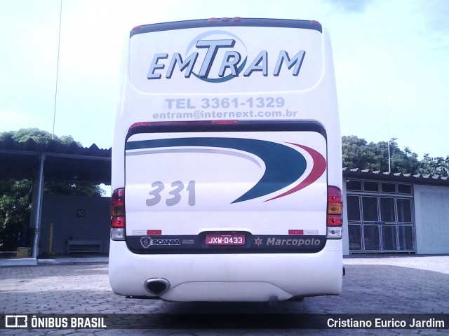 EMTRAM - Empresa de Transportes Manacapuru 331 na cidade de Manaus, Amazonas, Brasil, por Cristiano Eurico Jardim. ID da foto: 11974654.