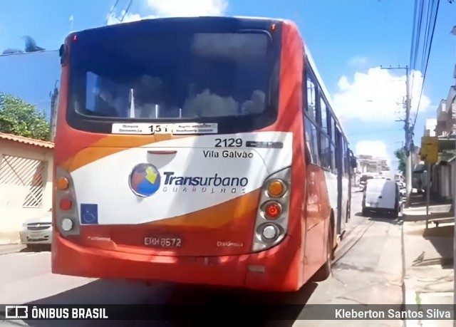 Empresa de Ônibus Vila Galvão 2129 na cidade de Guarulhos, São Paulo, Brasil, por Kleberton Santos Silva. ID da foto: 11975312.