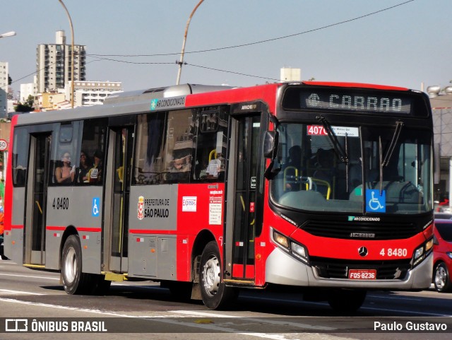 Express Transportes Urbanos Ltda 4 8480 na cidade de São Paulo, São Paulo, Brasil, por Paulo Gustavo. ID da foto: 11976350.