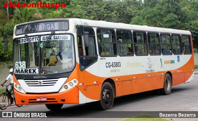 Transcol CG-63803 na cidade de Belém, Pará, Brasil, por Bezerra Bezerra. ID da foto: 11915692.