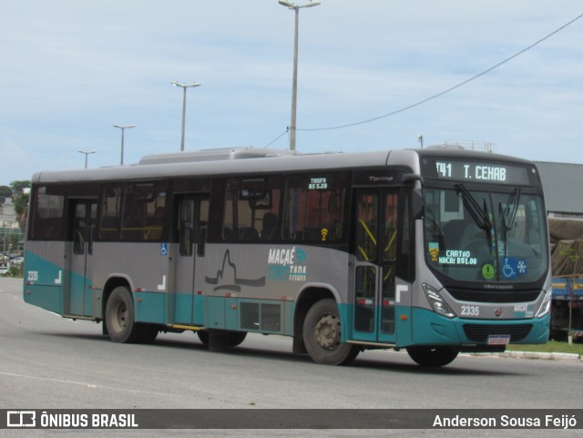 SIT Macaé Transportes 2335 na cidade de Macaé, Rio de Janeiro, Brasil, por Anderson Sousa Feijó. ID da foto: 11915179.