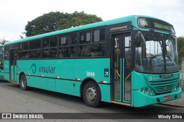 Insular Transportes Coletivos 5046 na cidade de Florianópolis, Santa Catarina, Brasil, por Windy Silva. ID da foto: 11915418.