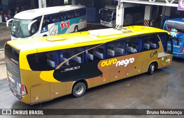 Ouro Negro Transportes e Turismo 3900 na cidade de Rio de Janeiro, Rio de Janeiro, Brasil, por Bruno Mendonça. ID da foto: 11915511.