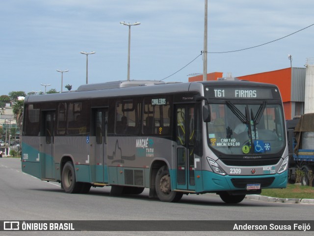 SIT Macaé Transportes 2309 na cidade de Macaé, Rio de Janeiro, Brasil, por Anderson Sousa Feijó. ID da foto: 11915183.