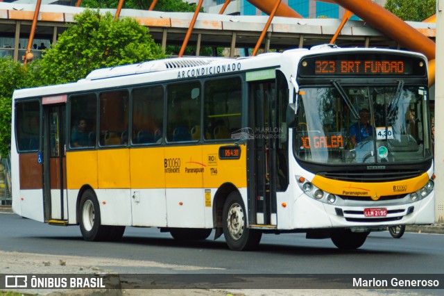Transportes Paranapuan B10060 na cidade de Rio de Janeiro, Rio de Janeiro, Brasil, por Marlon Generoso. ID da foto: 11916419.