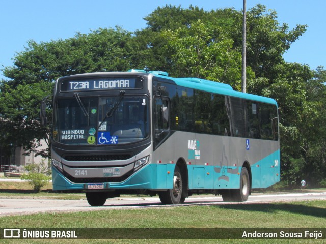 SIT Macaé Transportes 2141 na cidade de Macaé, Rio de Janeiro, Brasil, por Anderson Sousa Feijó. ID da foto: 11915237.
