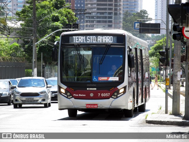 Viação Gatusa Transportes Urbanos 7 6057 na cidade de São Paulo, São Paulo, Brasil, por Michel Sc. ID da foto: 11916105.