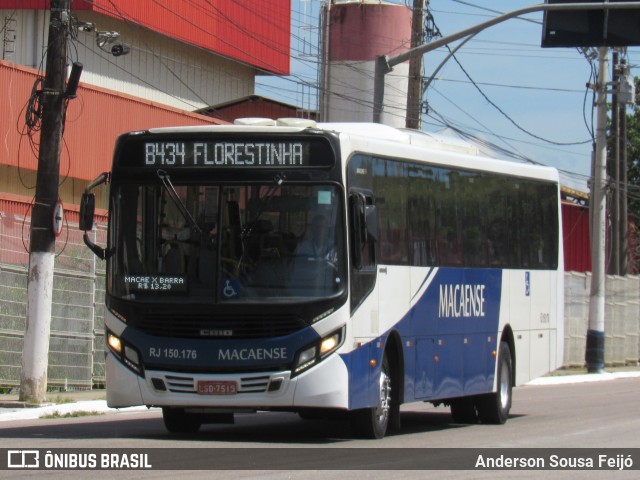 Rápido Macaense RJ 150.176 na cidade de Macaé, Rio de Janeiro, Brasil, por Anderson Sousa Feijó. ID da foto: 11915088.