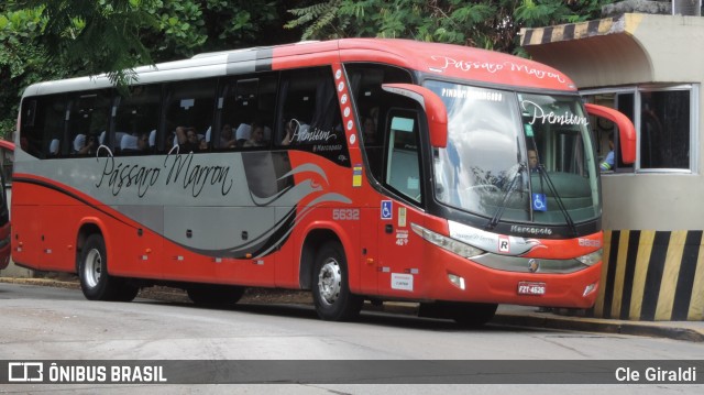 Empresa de Ônibus Pássaro Marron 5632 na cidade de São Paulo, São Paulo, Brasil, por Cle Giraldi. ID da foto: 11915865.