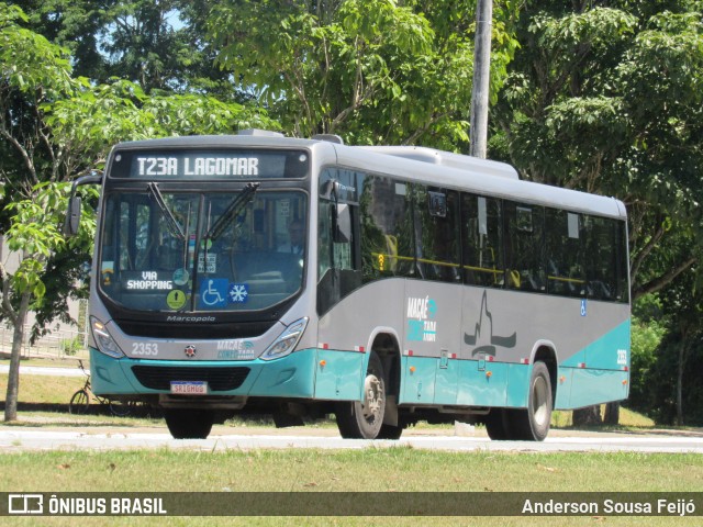 SIT Macaé Transportes 2353 na cidade de Macaé, Rio de Janeiro, Brasil, por Anderson Sousa Feijó. ID da foto: 11915213.