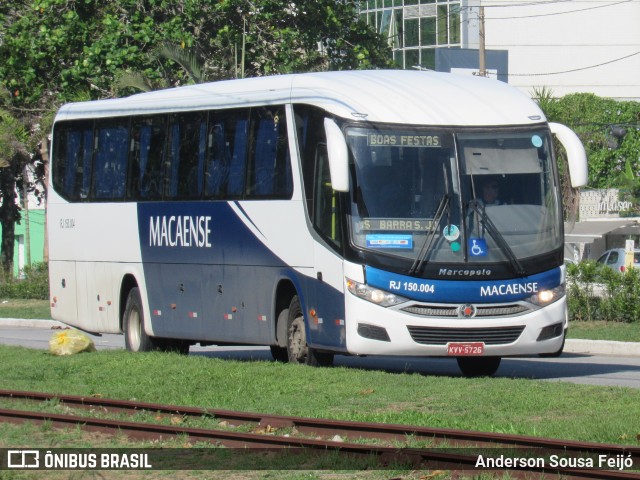 Rápido Macaense RJ 150.004 na cidade de Macaé, Rio de Janeiro, Brasil, por Anderson Sousa Feijó. ID da foto: 11915141.