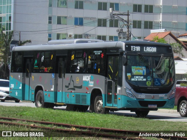 SIT Macaé Transportes 2380 na cidade de Macaé, Rio de Janeiro, Brasil, por Anderson Sousa Feijó. ID da foto: 11917962.