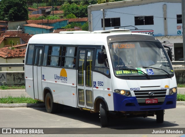 Litorânea Transportes 550 na cidade de São José de Mipibu, Rio Grande do Norte, Brasil, por Junior Mendes. ID da foto: 11918545.