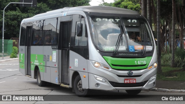 Transcooper > Norte Buss 1 6718 na cidade de São Paulo, São Paulo, Brasil, por Cle Giraldi. ID da foto: 11919339.