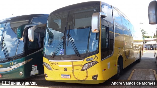 Brisa Ônibus 9922 na cidade de Ribeirão Preto, São Paulo, Brasil, por Andre Santos de Moraes. ID da foto: 11917444.