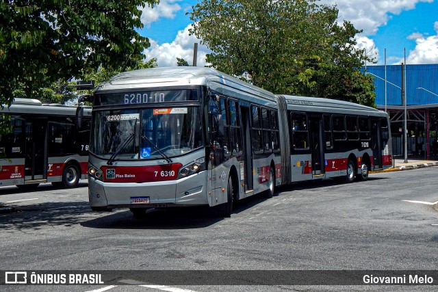 Viação Gatusa Transportes Urbanos 7 6310 na cidade de São Paulo, São Paulo, Brasil, por Giovanni Melo. ID da foto: 11916977.