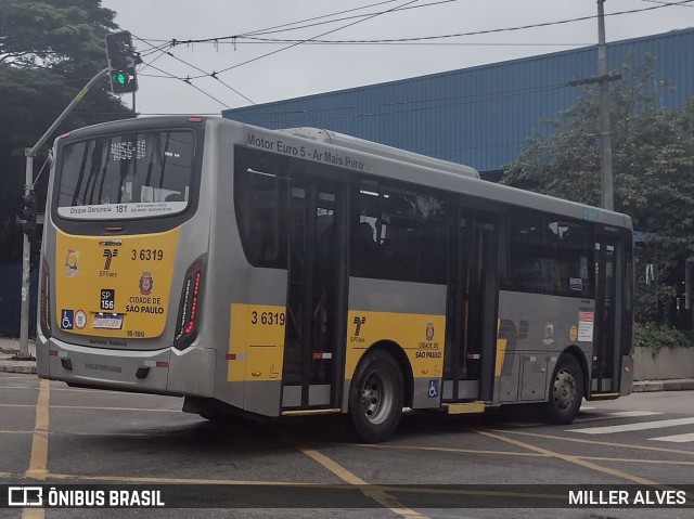 Transunião Transportes 3 6319 na cidade de São Paulo, São Paulo, Brasil, por MILLER ALVES. ID da foto: 11917656.