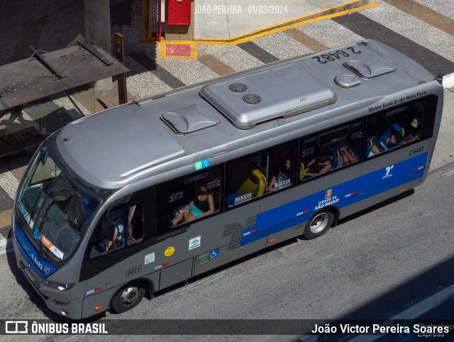 Transcooper > Norte Buss 2 6482 na cidade de São Paulo, São Paulo, Brasil, por João Victor Pereira Soares. ID da foto: 11921059.