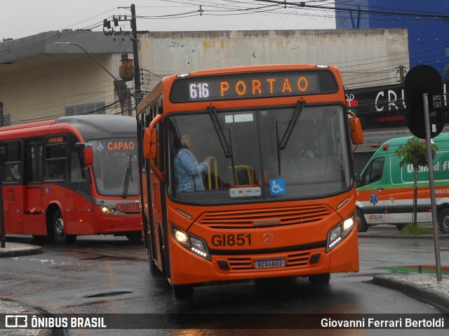Viação Cidade Sorriso GI851 na cidade de Curitiba, Paraná, Brasil, por Giovanni Ferrari Bertoldi. ID da foto: 11920282.