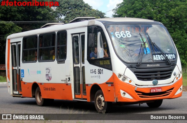 Transcol CG-66801 na cidade de Belém, Pará, Brasil, por Bezerra Bezerra. ID da foto: 11920650.