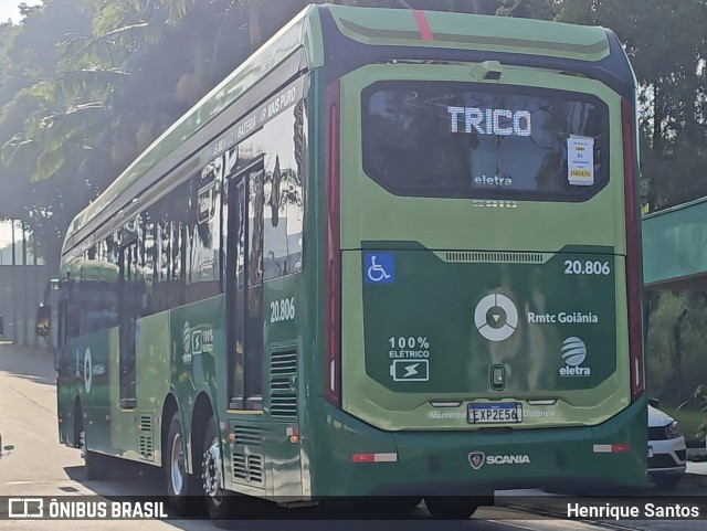 HP Transportes Coletivos 20806 na cidade de São Bernardo do Campo, São Paulo, Brasil, por Henrique Santos. ID da foto: 11920135.
