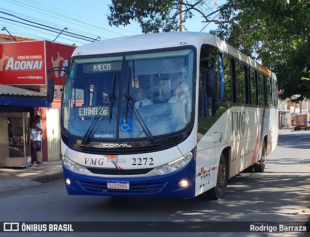 VMG - Viação Minas Gerais 2272 na cidade de Sete Lagoas, Minas Gerais, Brasil, por Rodrigo Barraza. ID da foto: 11920294.
