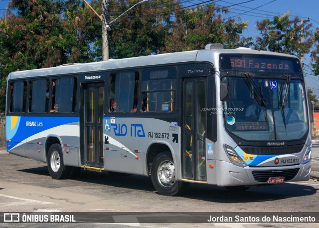 Rio Ita RJ 152.672 na cidade de Niterói, Rio de Janeiro, Brasil, por Jordan Santos do Nascimento. ID da foto: 11921302.