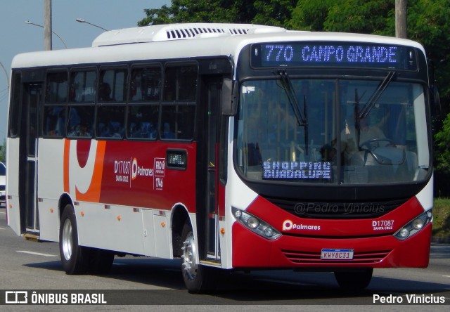 Auto Viação Palmares D17087 na cidade de Rio de Janeiro, Rio de Janeiro, Brasil, por Pedro Vinicius. ID da foto: 11922274.
