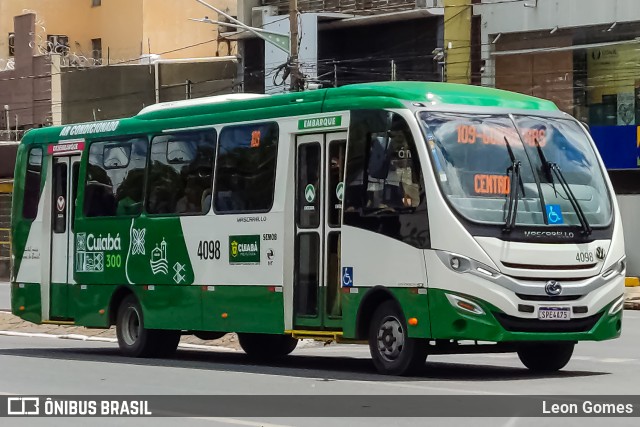 Integração Transportes 4098 na cidade de Cuiabá, Mato Grosso, Brasil, por Leon Gomes. ID da foto: 11922483.