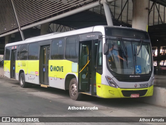 Urca Auto Ônibus 10850 na cidade de Belo Horizonte, Minas Gerais, Brasil, por Athos Arruda. ID da foto: 11923337.