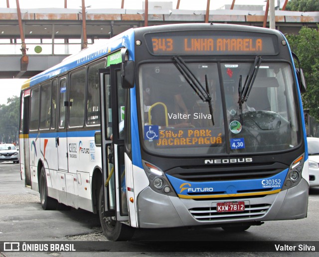 Transportes Futuro C30352 na cidade de Rio de Janeiro, Rio de Janeiro, Brasil, por Valter Silva. ID da foto: 11922503.