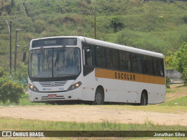 Vitória Transportes 10262 na cidade de Aracaju, Sergipe, Brasil, por Jonathan Silva. ID da foto: 11922077.