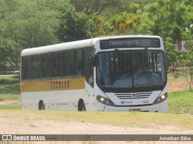 Vitória Transportes 10262 na cidade de Aracaju, Sergipe, Brasil, por Jonathan Silva. ID da foto: 11922076.