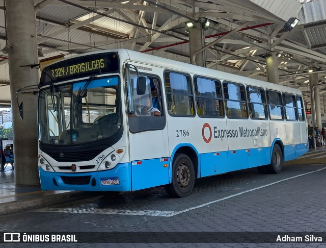 Expresso Metropolitano Transportes 2786 na cidade de Salvador, Bahia, Brasil, por Adham Silva. ID da foto: 11924535.