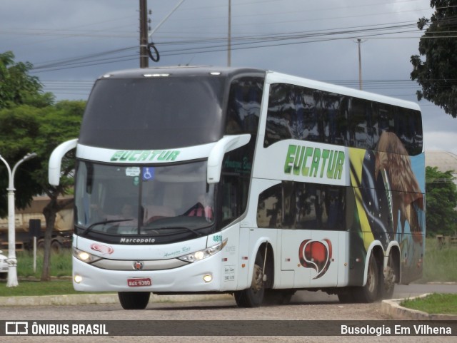 Eucatur - Empresa União Cascavel de Transportes e Turismo 4810 na cidade de Vilhena, Rondônia, Brasil, por Busologia Em Vilhena. ID da foto: 11923671.