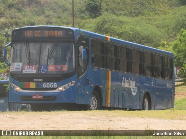 Viação Atalaia Transportes 6058 na cidade de Aracaju, Sergipe, Brasil, por Jonathan Silva. ID da foto: 11924312.