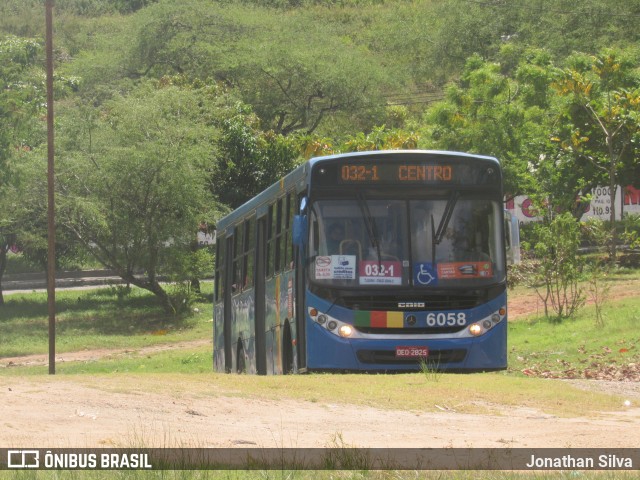 Viação Atalaia Transportes 6058 na cidade de Aracaju, Sergipe, Brasil, por Jonathan Silva. ID da foto: 11924311.