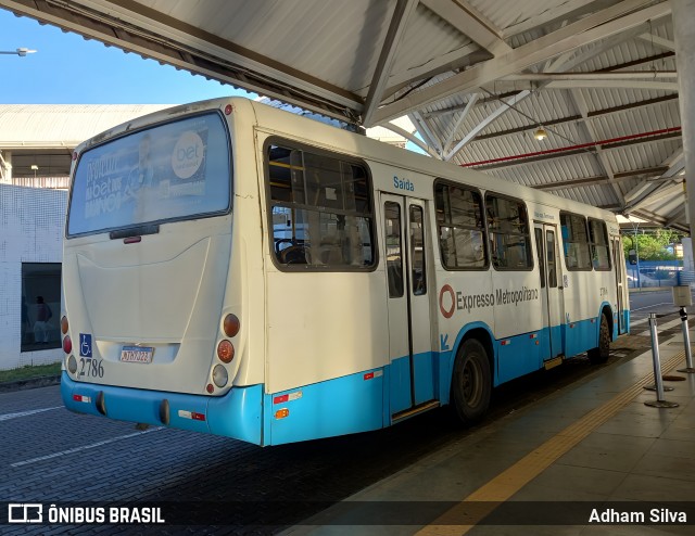 Expresso Metropolitano Transportes 2786 na cidade de Salvador, Bahia, Brasil, por Adham Silva. ID da foto: 11924554.