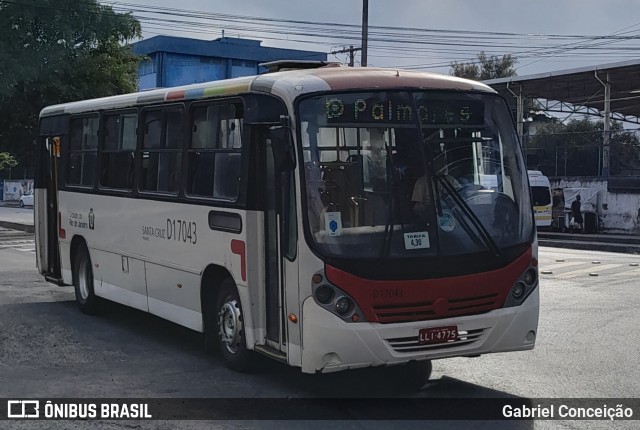 Auto Viação Palmares D17043 na cidade de Rio de Janeiro, Rio de Janeiro, Brasil, por Gabriel Conceição. ID da foto: 11928292.