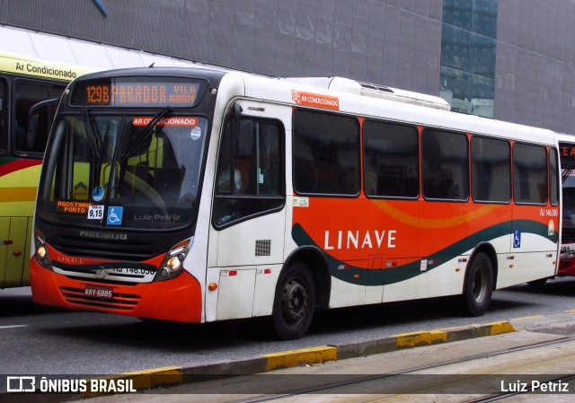 Linave Transportes RJ 146.050 na cidade de Rio de Janeiro, Rio de Janeiro, Brasil, por Luiz Petriz. ID da foto: 11927015.