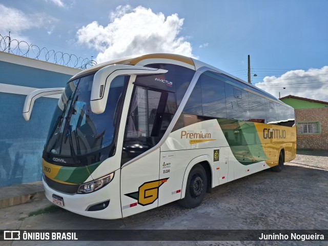 Empresa Gontijo de Transportes 7100 na cidade de Araçuaí, Minas Gerais, Brasil, por Juninho Nogueira. ID da foto: 11926759.