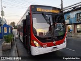 Buses Omega 6064 na cidade de Puente Alto, Cordillera, Metropolitana de Santiago, Chile, por Rogelio Labra Silva. ID da foto: :id.