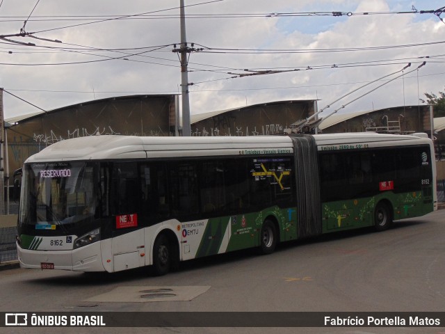 Next Mobilidade - ABC Sistema de Transporte 8162 na cidade de Santo André, São Paulo, Brasil, por Fabrício Portella Matos. ID da foto: 11930628.