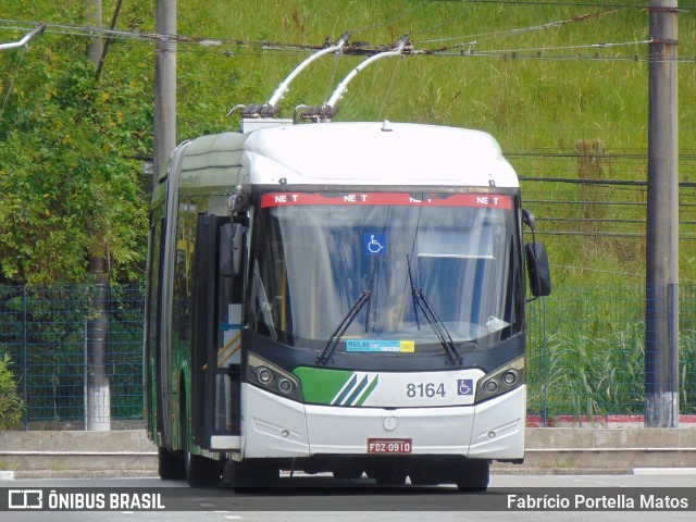 Next Mobilidade - ABC Sistema de Transporte 8164 na cidade de São Bernardo do Campo, São Paulo, Brasil, por Fabrício Portella Matos. ID da foto: 11930632.
