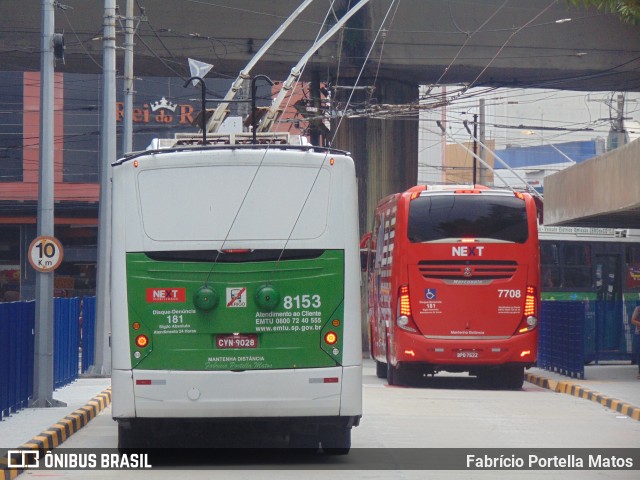 Next Mobilidade - ABC Sistema de Transporte 8153 na cidade de Santo André, São Paulo, Brasil, por Fabrício Portella Matos. ID da foto: 11929265.