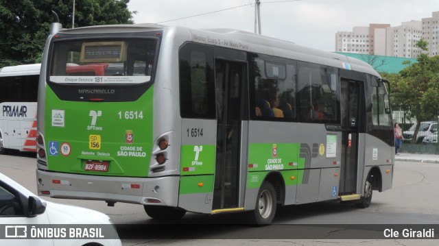 Transcooper > Norte Buss 1 6514 na cidade de São Paulo, São Paulo, Brasil, por Cle Giraldi. ID da foto: 11931246.